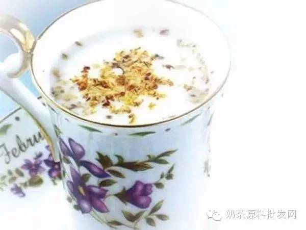 奶茶原料配方，桂花奶茶产品展示